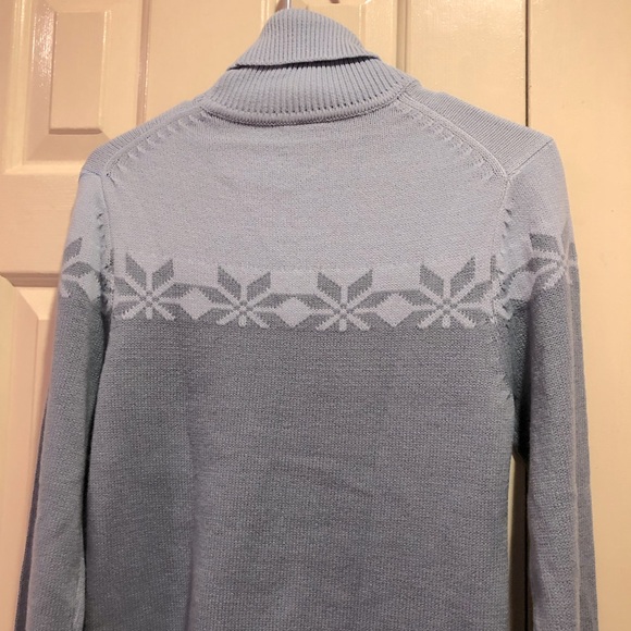 Columbia Snowflake Lotsa Loft Turtleneck Sweater Size M - Picture 7 of 7